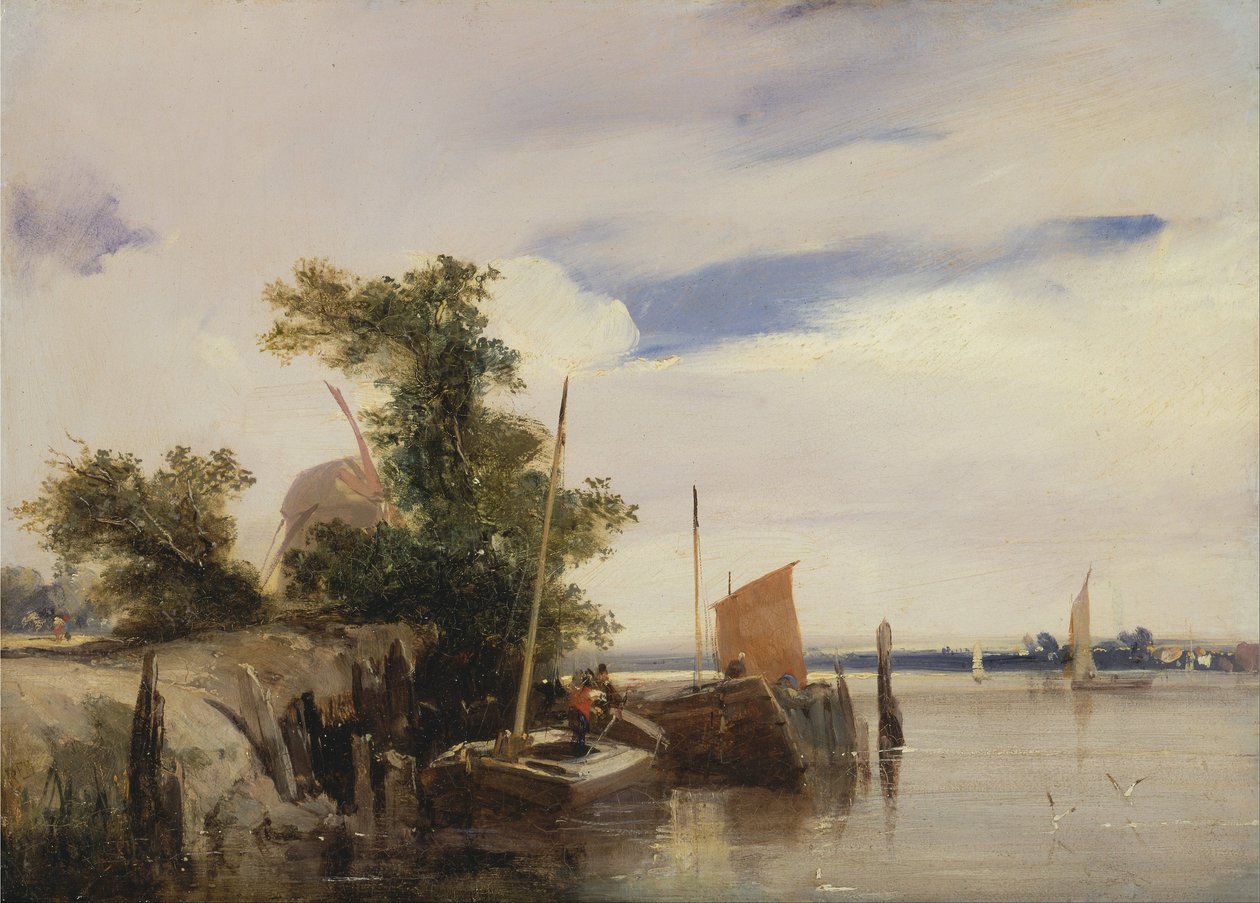 Proomut joella tekijältä Richard Parkes Bonington