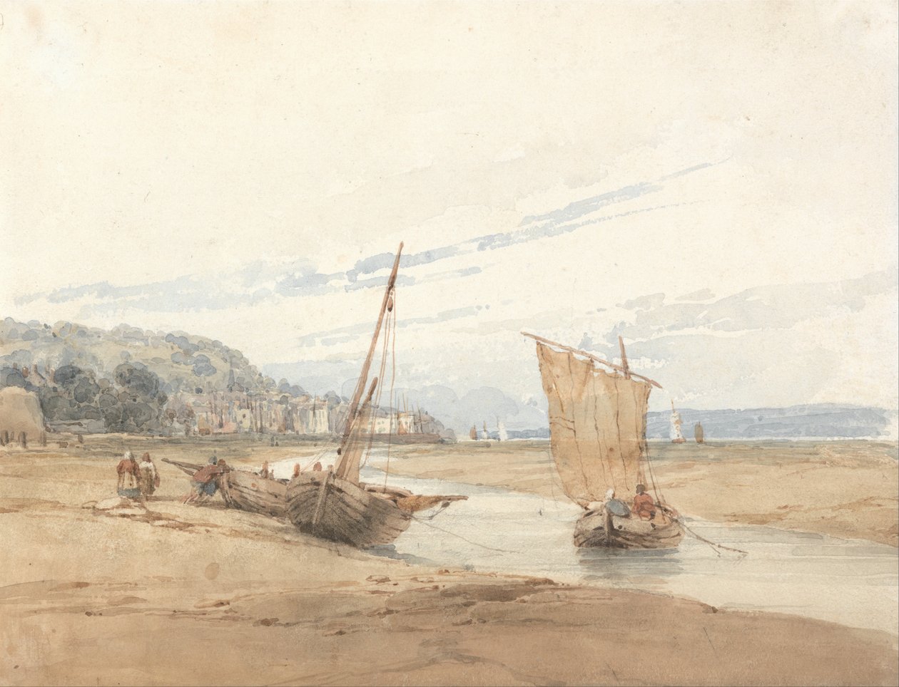 Lähellä Honfleuria tekijältä Richard Parkes Bonington