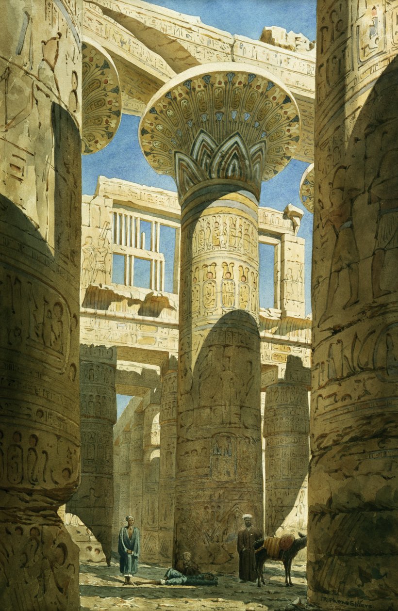 Karnak, noin 1866 tekijältä Richard Phene Spiers