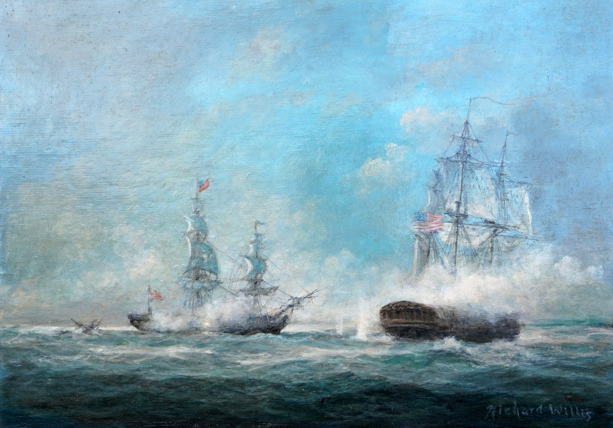 Makedonian ja Yhdysvaltojen välinen kihla 1812 tekijältä Richard Willis