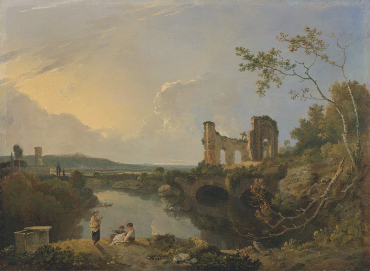 Italialainen maisema (aamu) tekijältä Richard Wilson