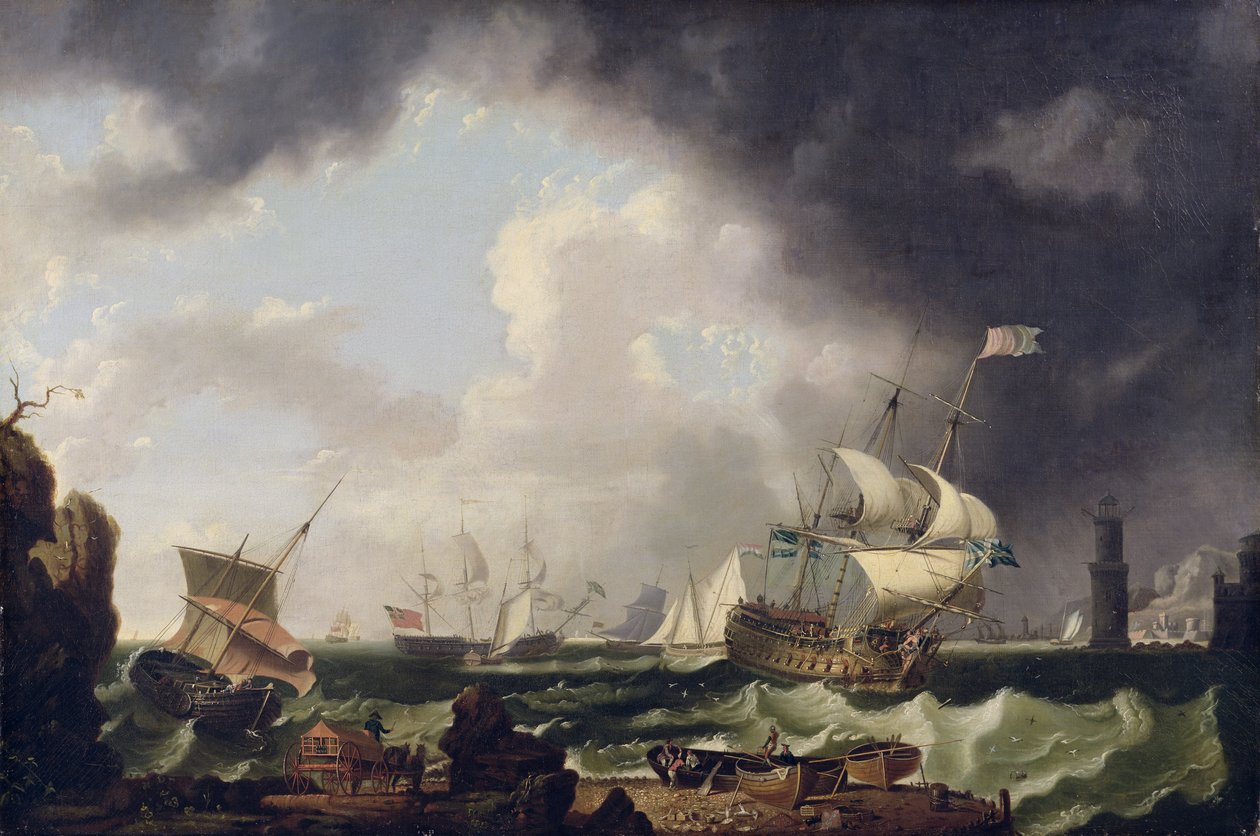 Kalastus, n. 1764 tekijältä Richard Wright