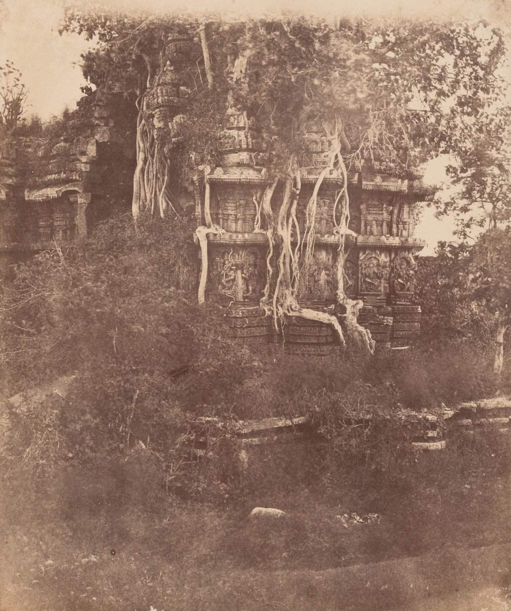 Hallibeedin temppeli, Intia, 1856-1857 (kuva) tekijältä Richard Banner Oakeley