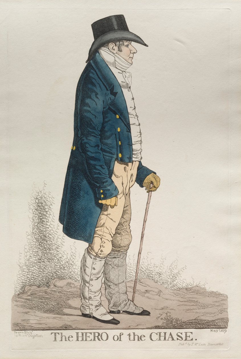 The Hero of the Chase, 1819. tekijältä Richard Dighton