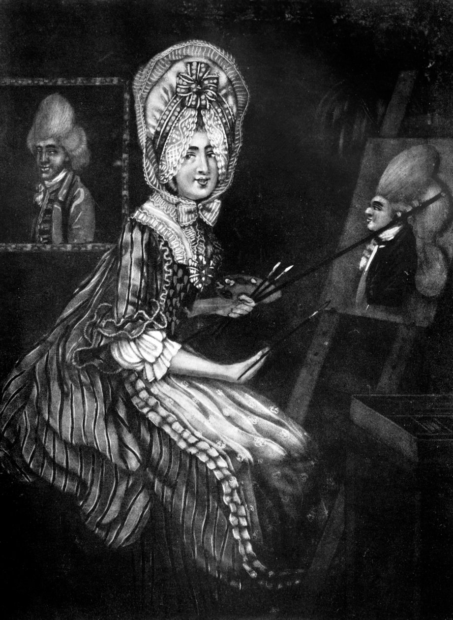 Makaronin maalari, 1770. tekijältä Richard Dighton