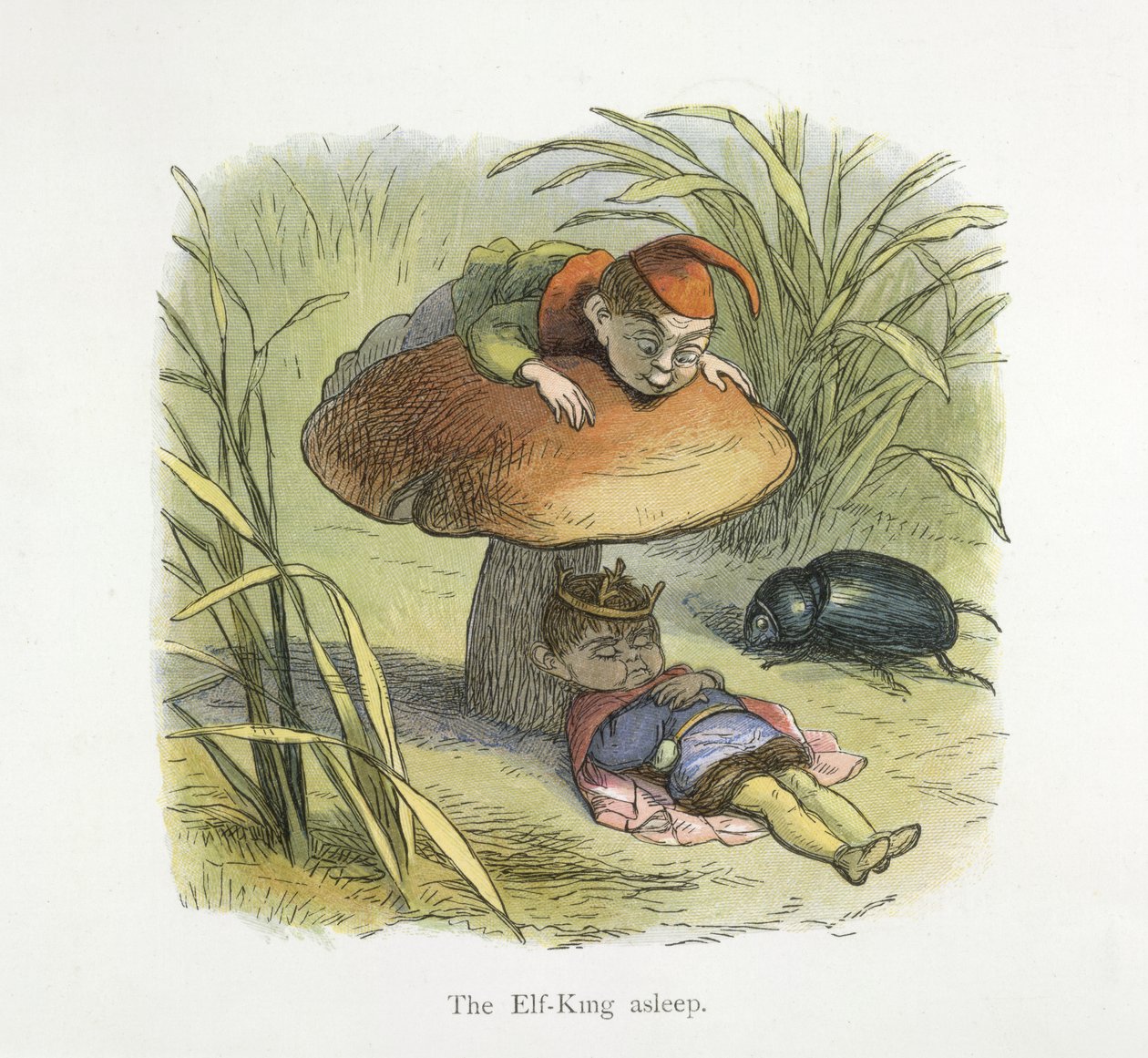 Tonttukuningas nukkuu tekijältä Richard Doyle