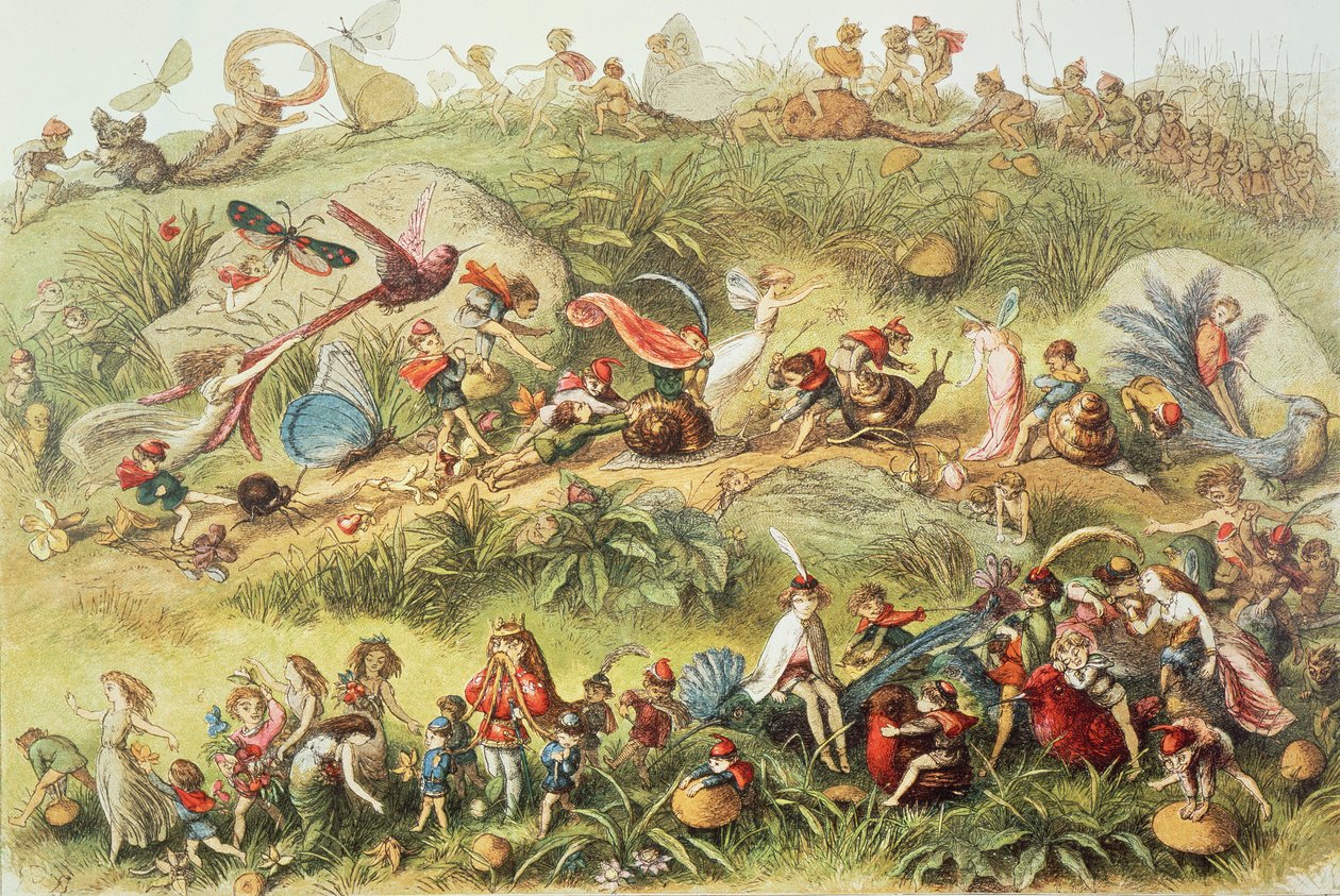 Tonttukuninkaan voittomarssi tekijältä Richard Doyle