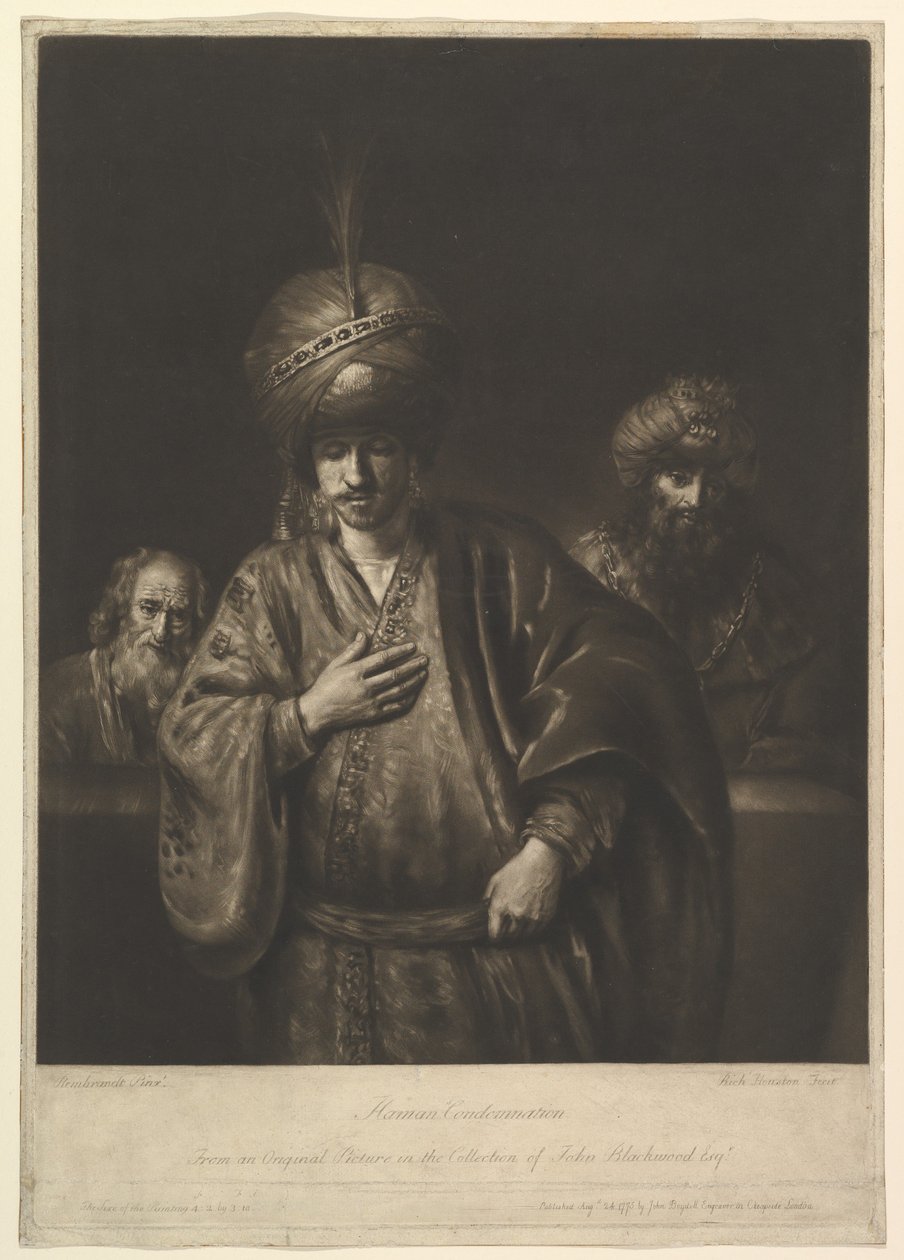 Hamans Demnation, 1740-75. tekijältä Richard Houston