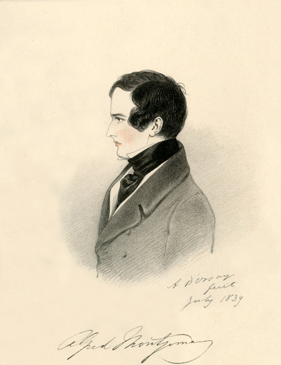 Alfred Montgomery, 1839. tekijältä Richard James Lane