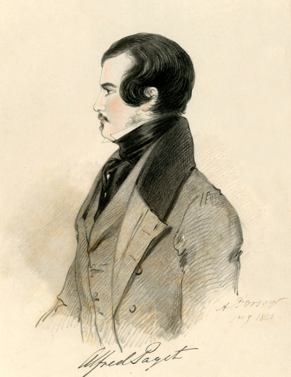 Alfred Paget, 1840. tekijältä Richard James Lane