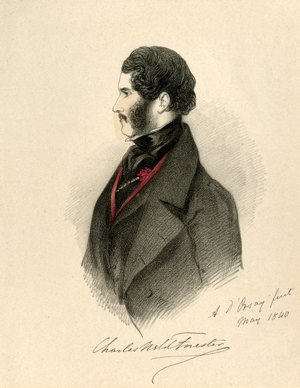 Charles Weld Forester, 1840. tekijältä Richard James Lane