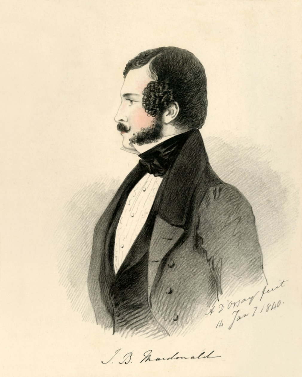 J. B. Macdonald, 1840. tekijältä Richard James Lane