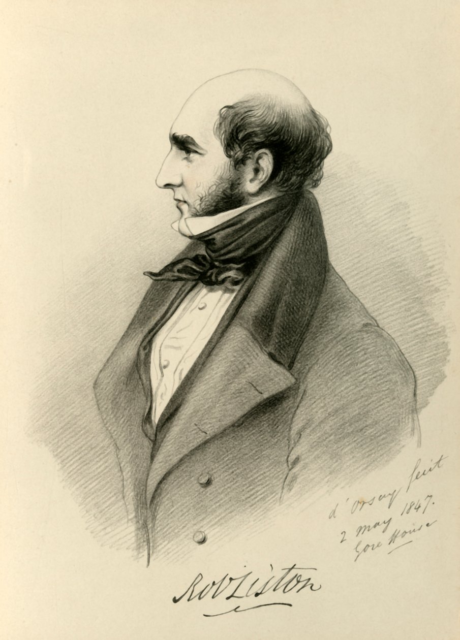 Robert Liston, 1847. tekijältä Richard James Lane
