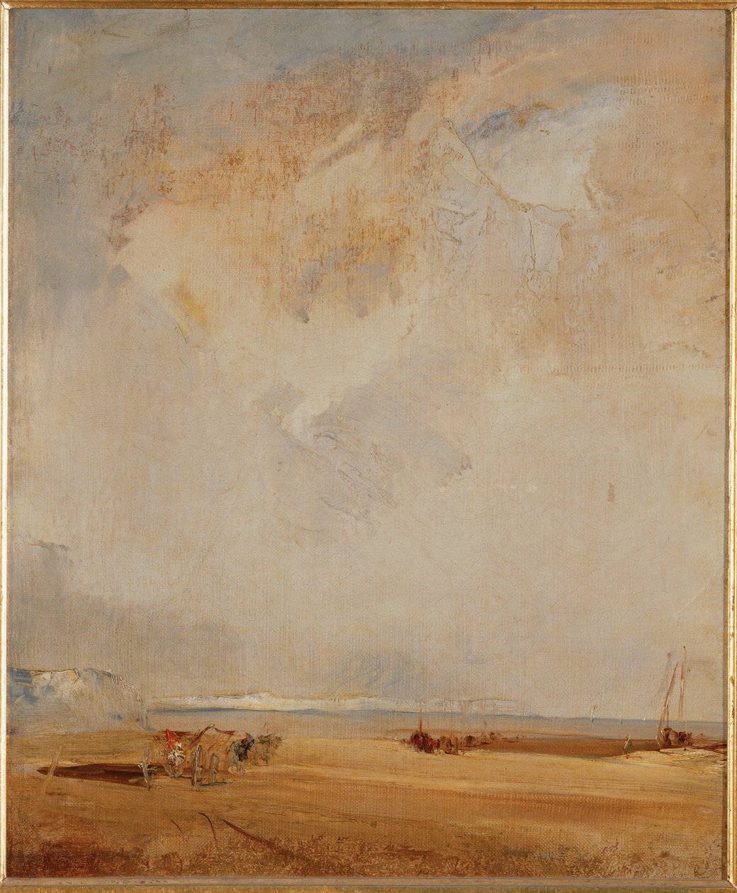 Näkymä Normandian rannalta ... tekijältä Richard Parkes Bonington