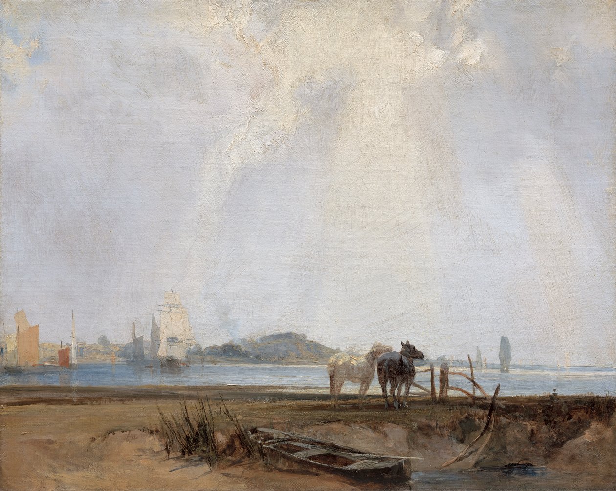 Lähellä Quillebeufia tekijältä Richard Parkes Bonington