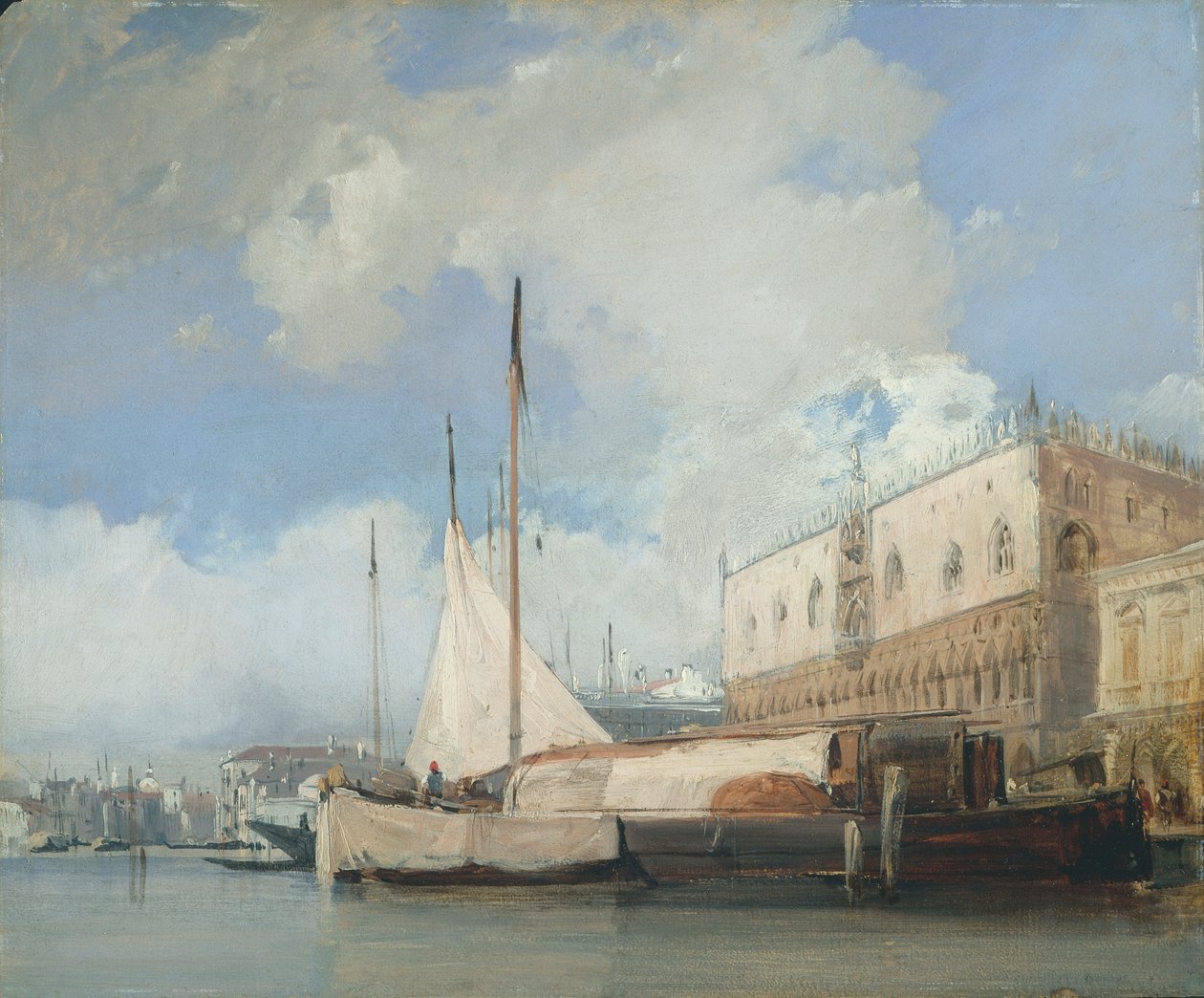 Dogen palatsi, Venetsia, 1826. tekijältä Richard Parkes Bonington