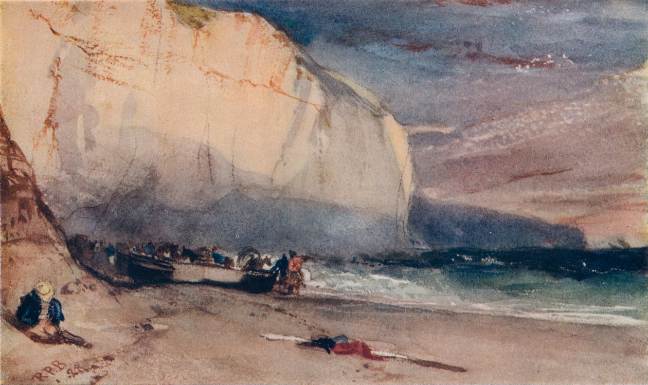 Undercliff, 1828, 1924 tekijältä Richard Parkes Bonington