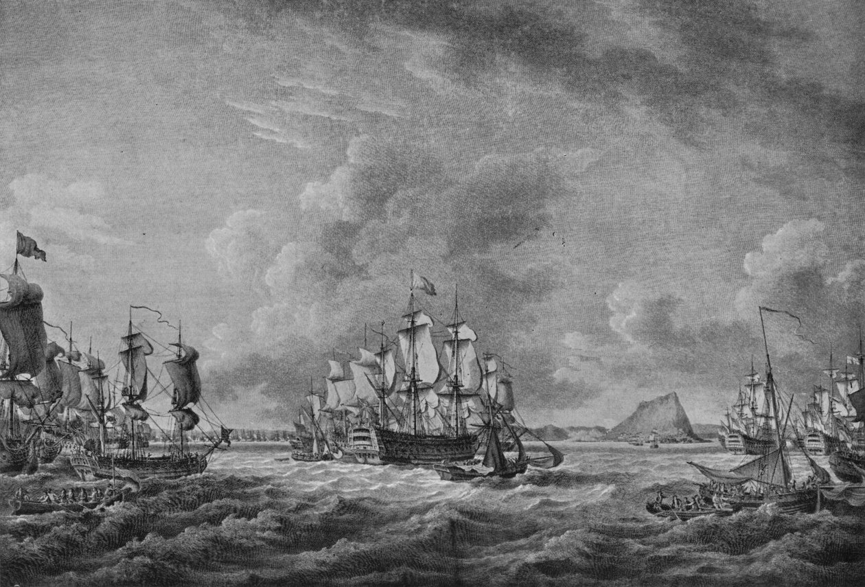 Howe Gibraltarilla, c1785 tekijältä Richard Paton