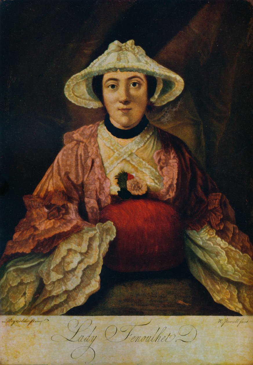 Anne nee Day, Lady Fenoulhet, c1760 tekijältä Richard Purcell
