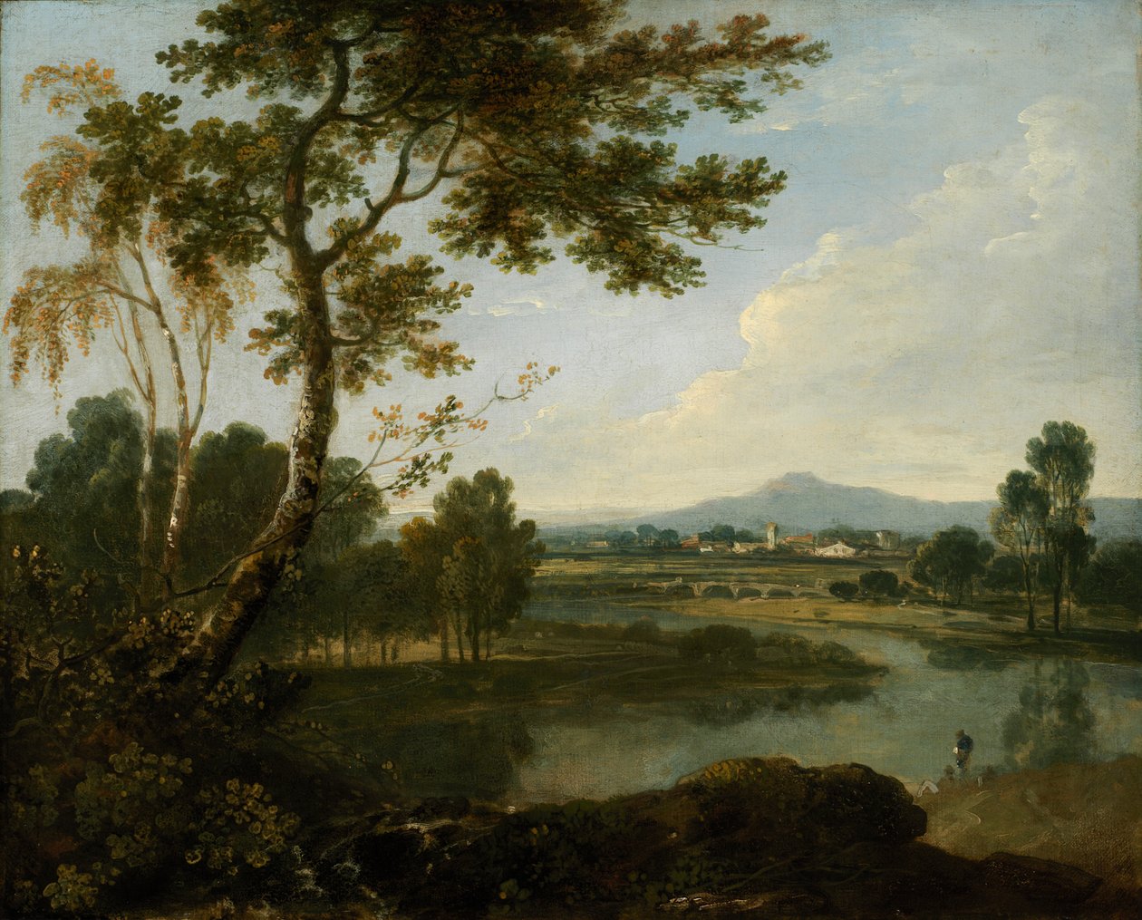 Maisema Italiassa, 1700-luku. tekijältä Richard Wilson