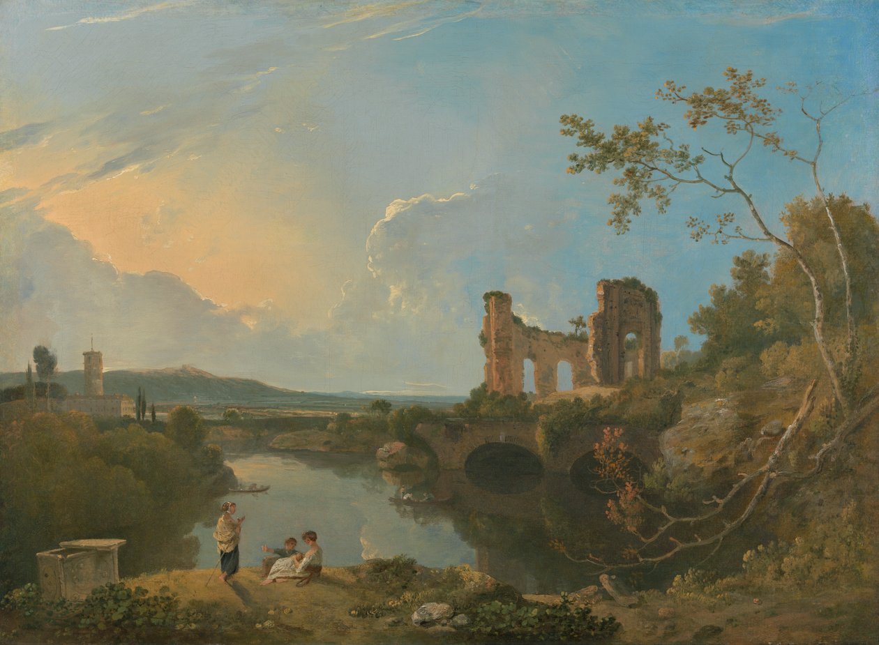 Italian maisema (aamu) tekijältä Richard Wilson