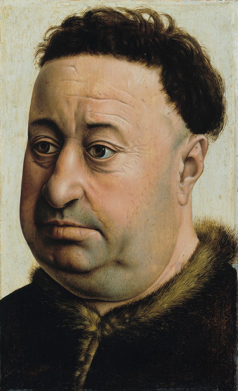 Portrat eines beleibten Mannes vermutlich Robert de Masmines tekijältä Robert Campin