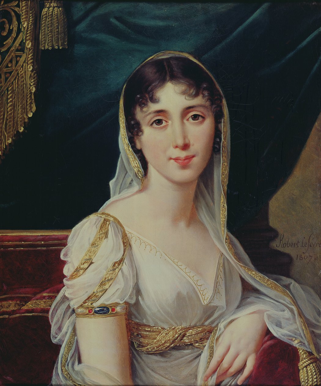 Desiree Clary (1781-1860) Ruotsin kuningatar, 1807 tekijältä Robert Lefevre