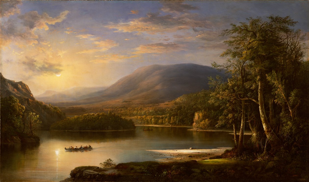 Ellens Isle, Loch Katrine, 1871 tekijältä Robert Scott Duncanson