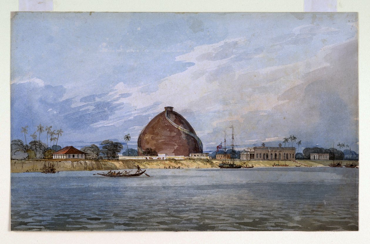 Golghar Bankipurissa, lähellä Patnaa, 1814-15 tekijältä Robert Smith