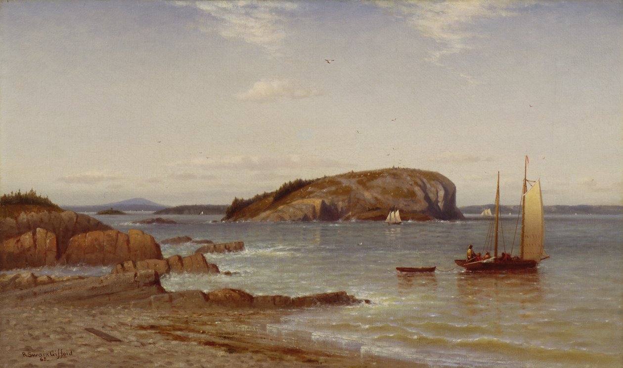 Bald Porcupine Island, 1868 tekijältä Robert Swain Gifford