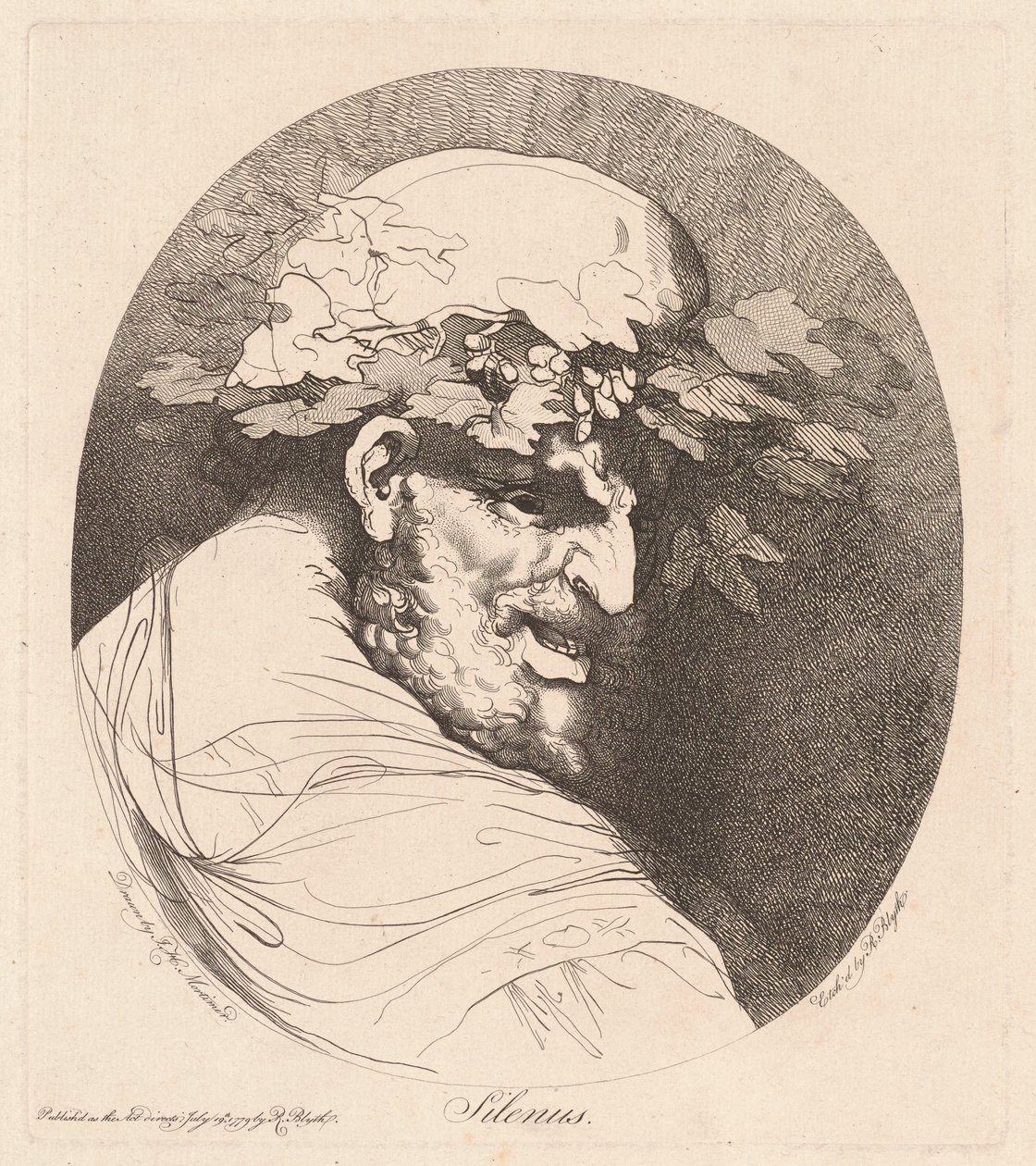 Silenus tekijältä Robert Blyth, after John Hamilton Mortimer