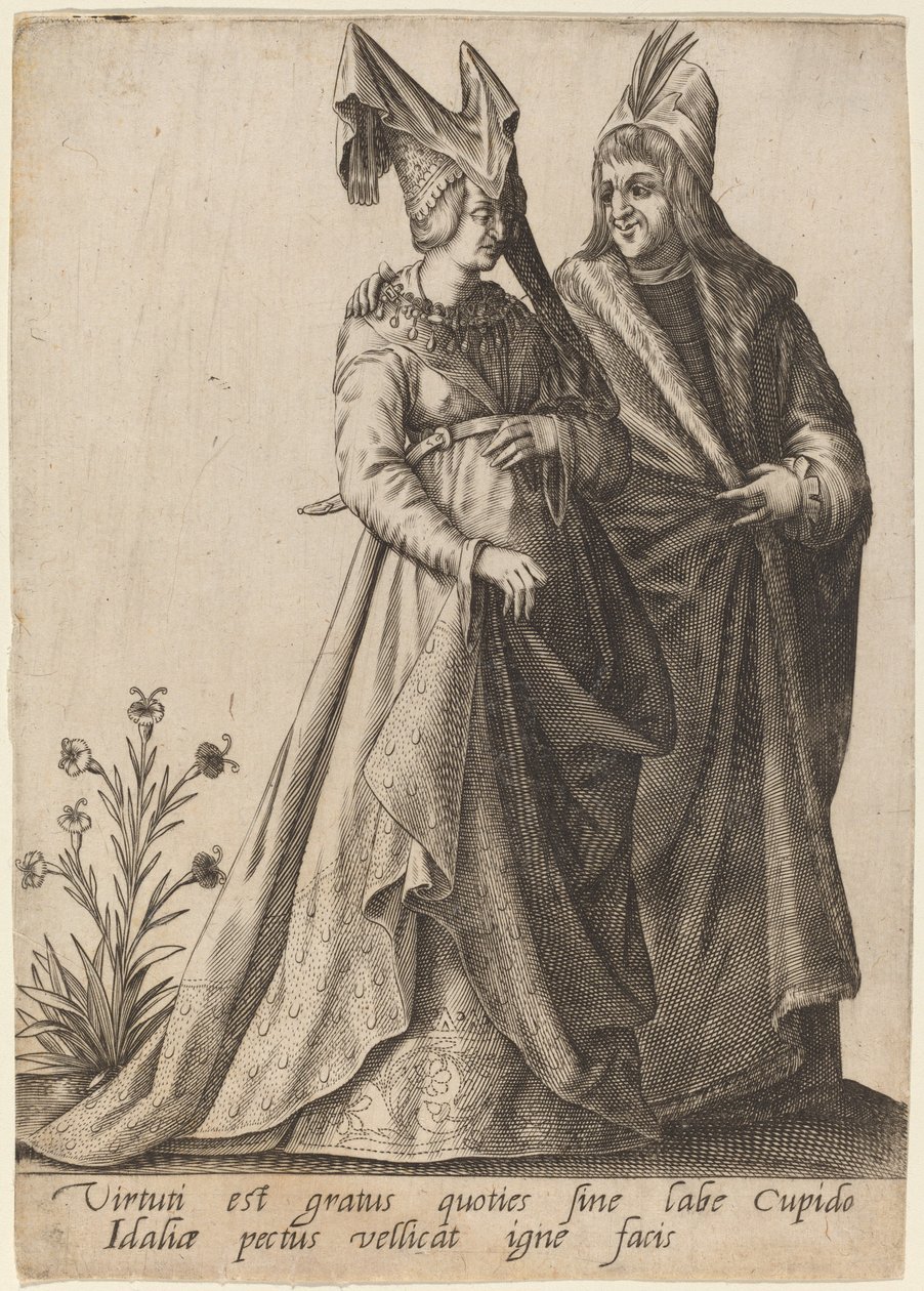 Hyve on kiitollinen aina..., 1597. tekijältä Robert Boissard