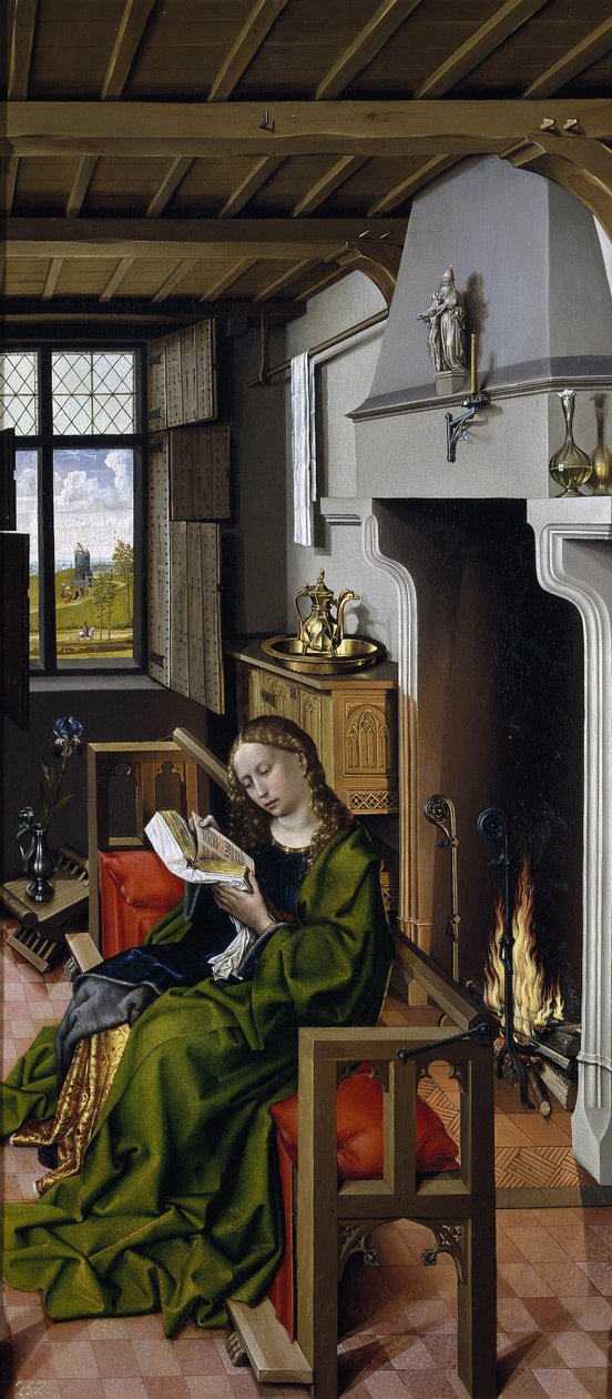 Pyhä Barbara, 1438 tekijältä Robert Campin
