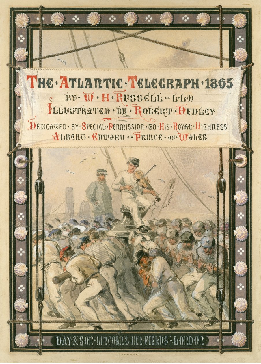 The Atlantic Telegraph, [1866]. tekijältä Robert Charles Dudley