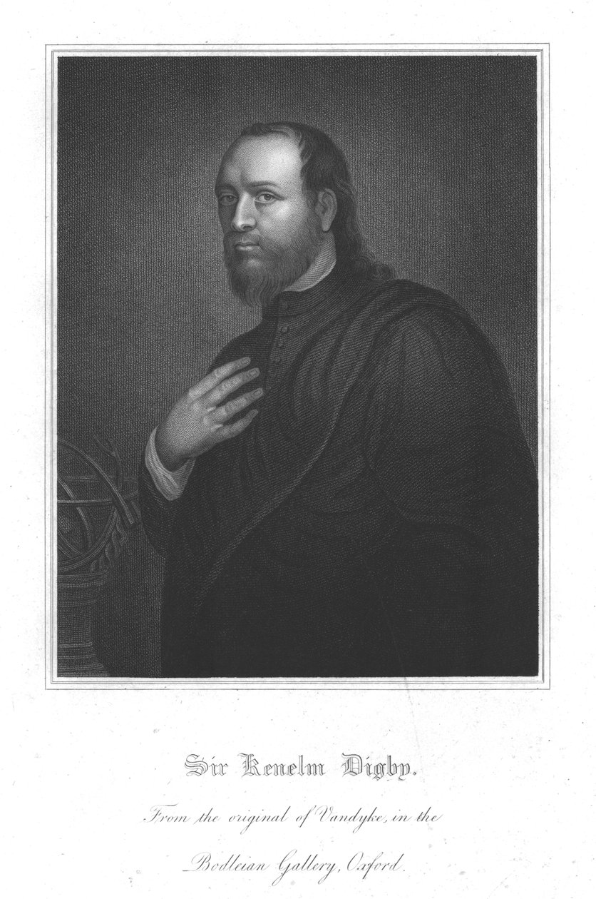 Sir Kenelm Digby, 1815-1820 tekijältä Robert Cooper