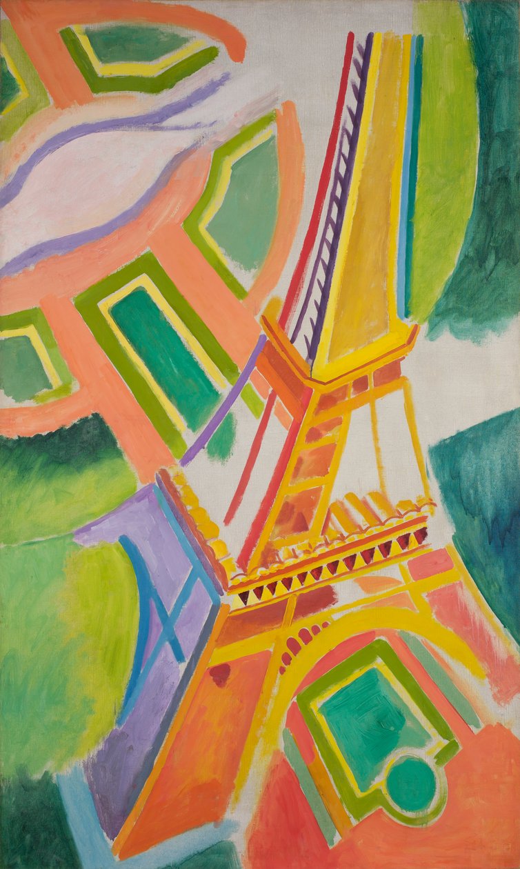 Eiffel torni tekijältä Robert Delaunay
