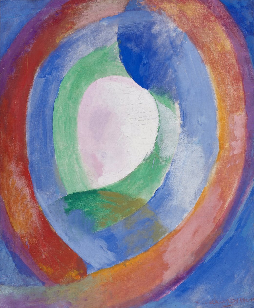 Pyöreät muodot, kuu nro. 1 tekijältä Robert Delaunay