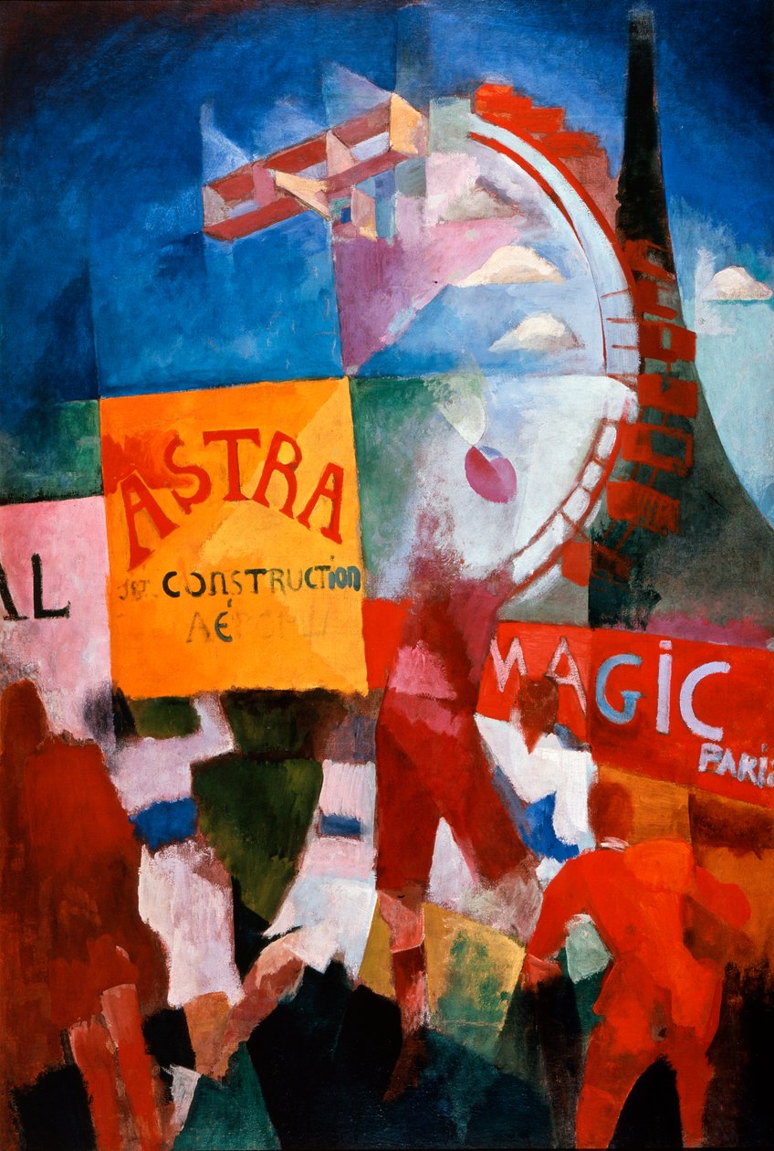 LEquipe de Cardiff, Cardiffin tiimi, 1913. tekijältä Robert Delaunay