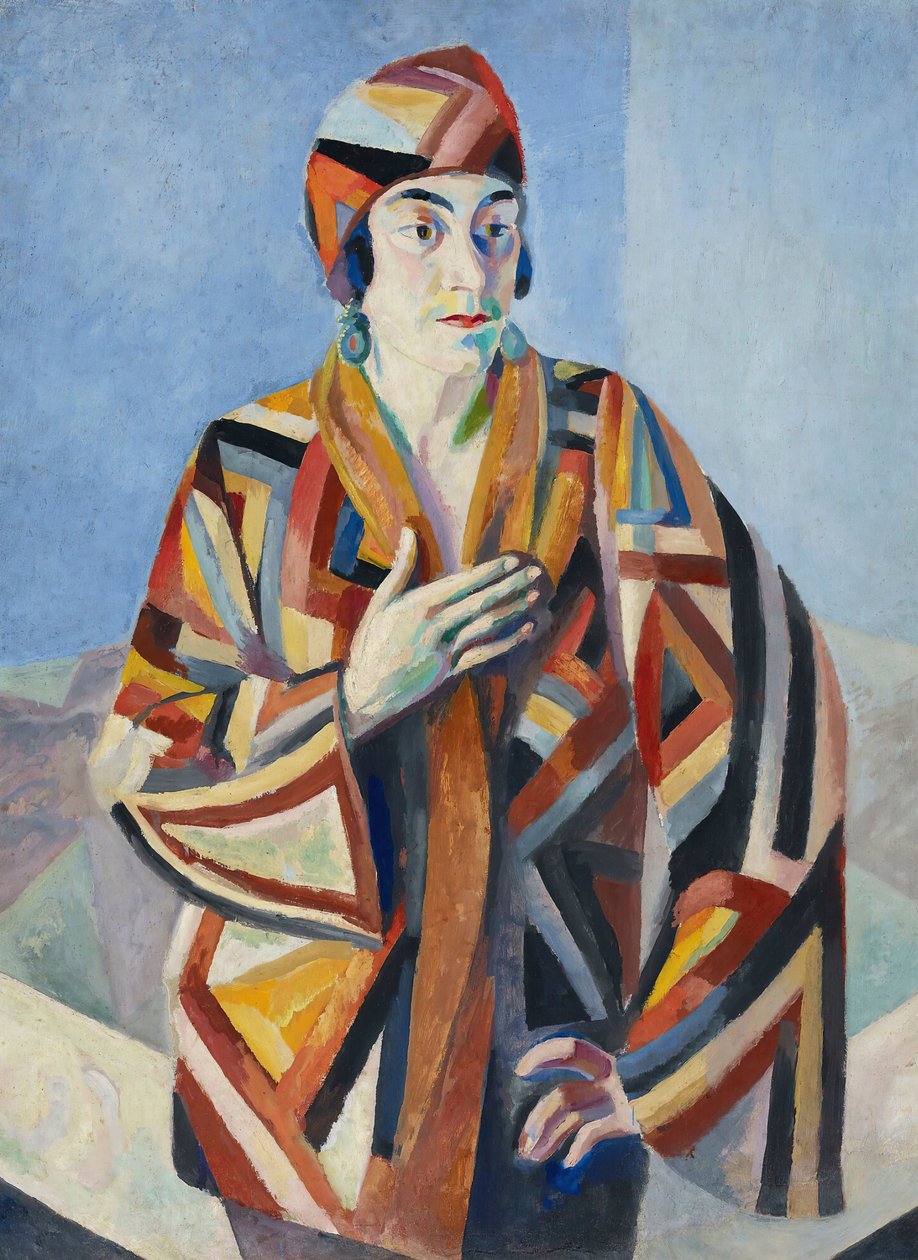 Madame Mandelin muotokuva, 1923. tekijältä Robert Delaunay