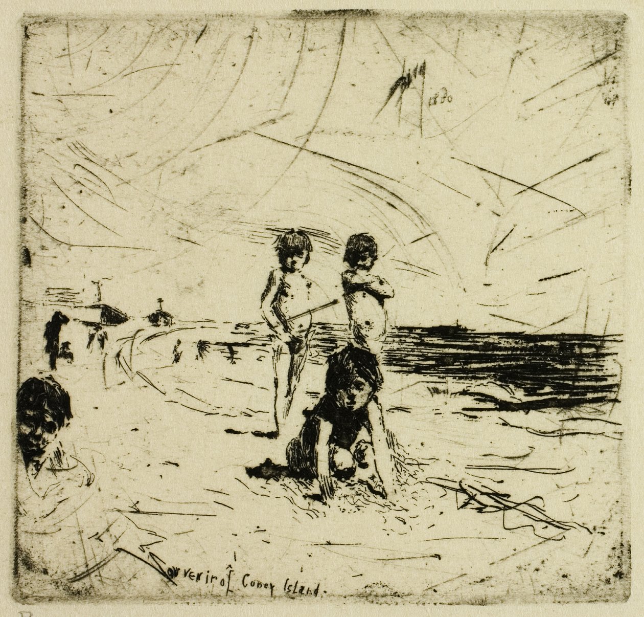 Coney Islandin matkamuisto tekijältä Robert Frederick Blum