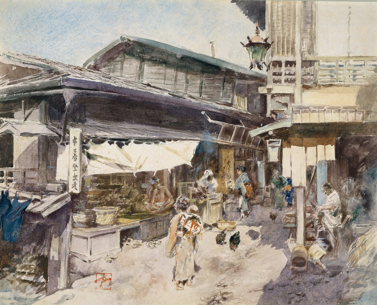 Katukuva Ikaossa, Japanissa. tekijältä Robert Frederick Blum