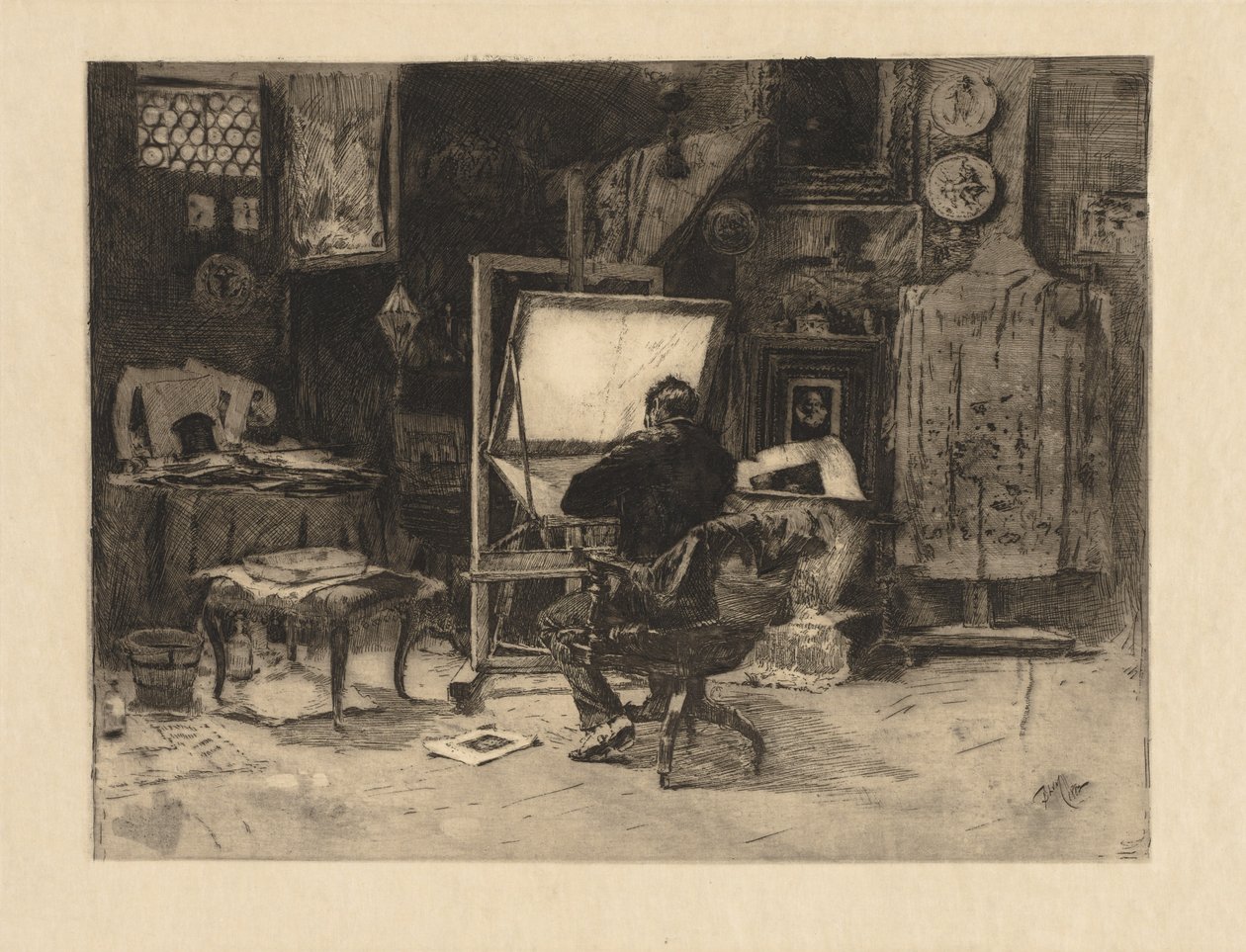 Etcher tekijältä Robert Frederick Blum