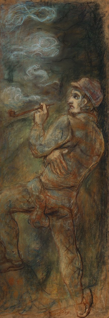 Tupakoitsija, 1917. tekijältä Robert Genin