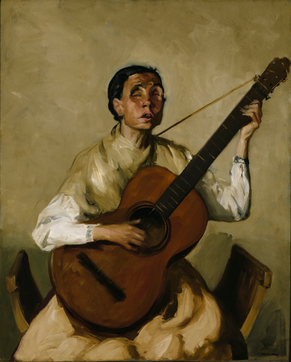 Sokea espanjalainen laulaja tekijältä Robert Henri