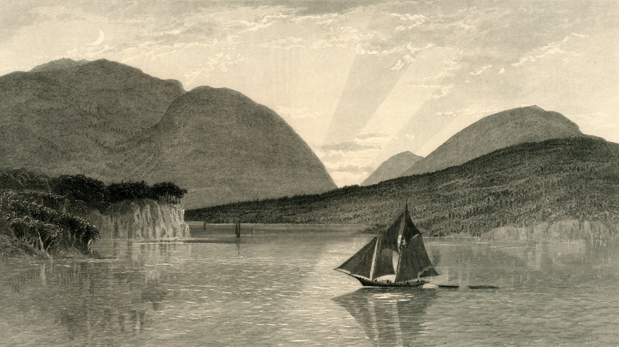 "Mount Desert, Mainen rannikko", 1872. tekijältä Robert Hinshelwood