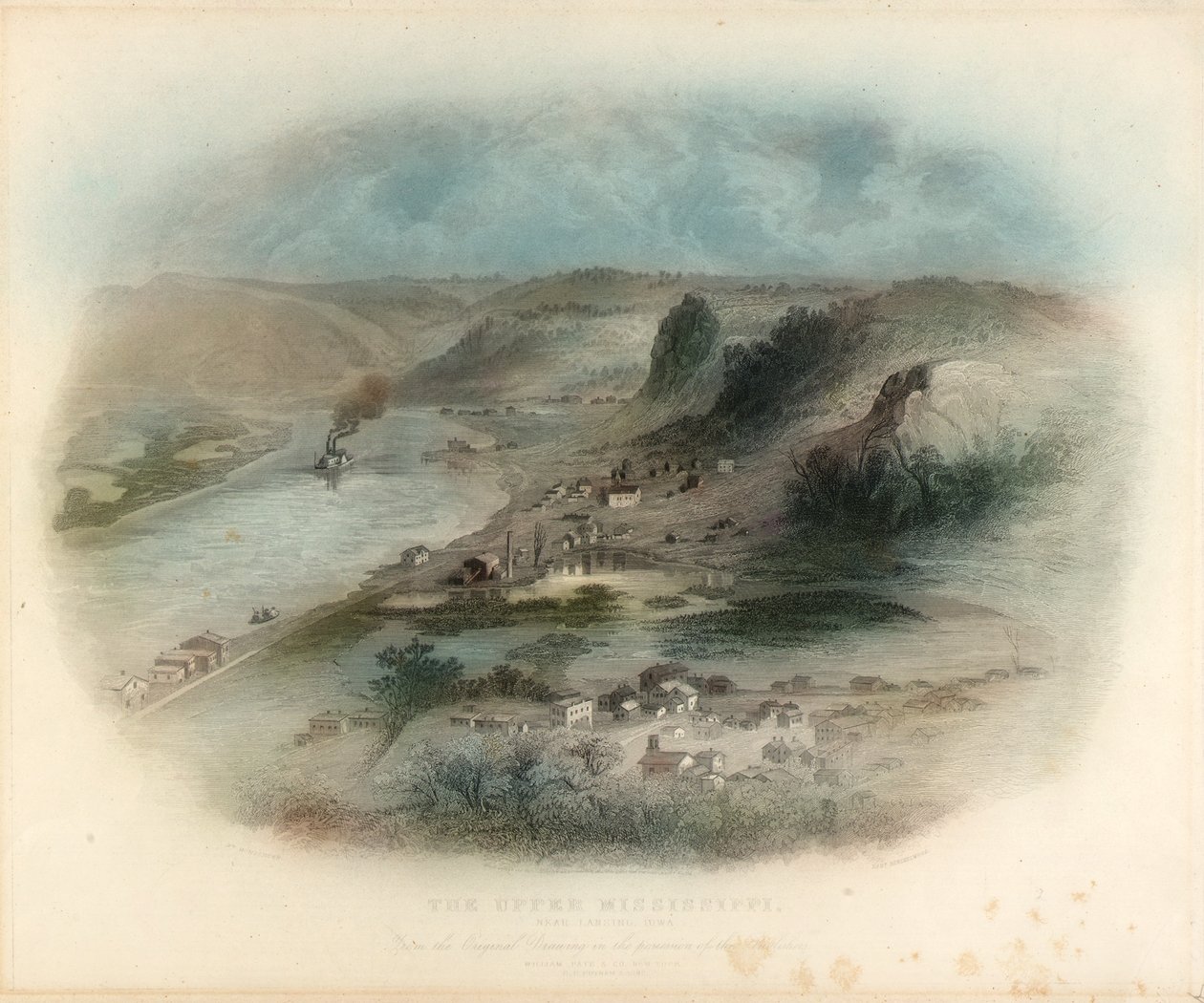 Upper Mississippi (lähellä Lansingia, Iowa) tekijältä Robert Hinshelwood