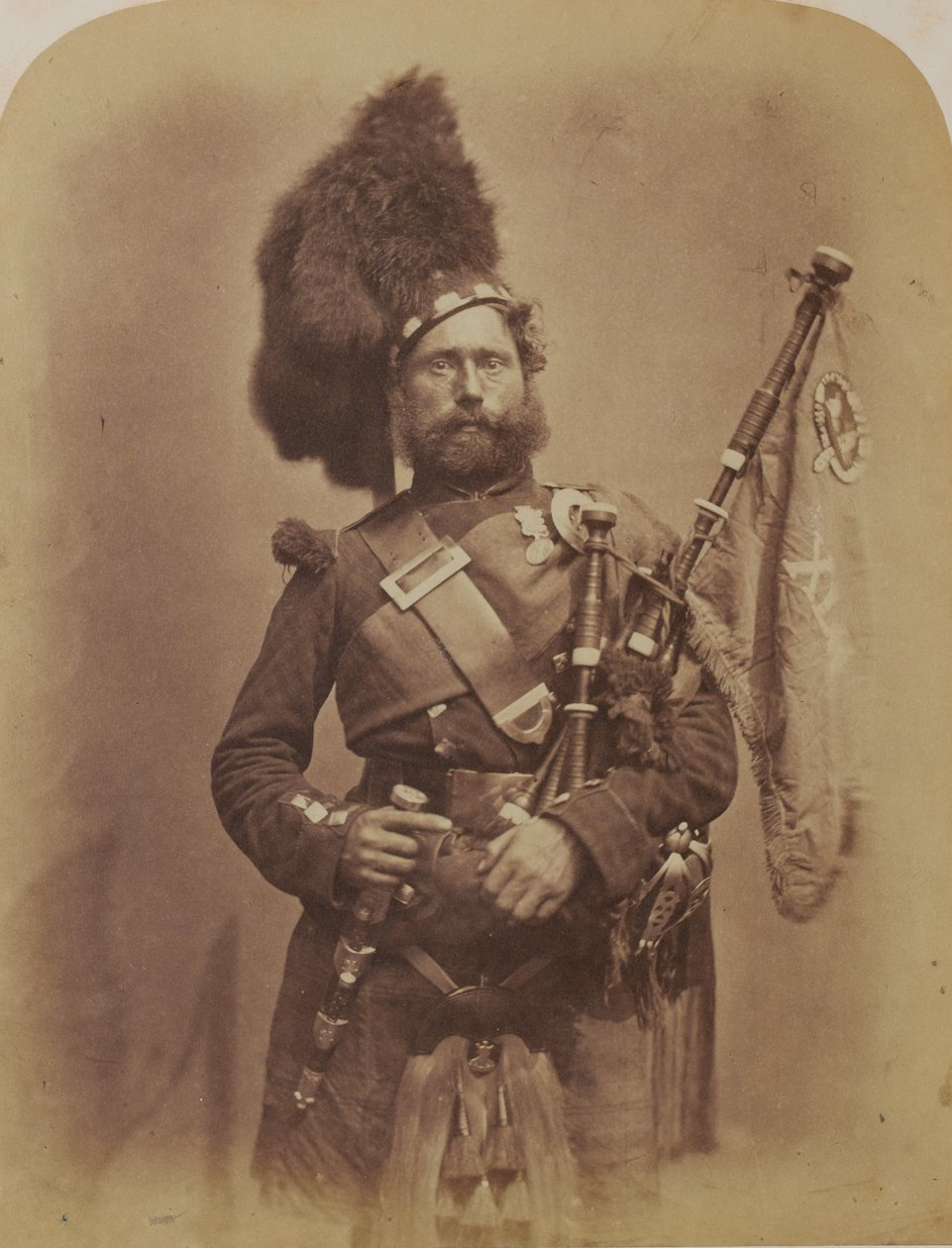 Piper David Muir, 42. Highlanders (musta kello) tekijältä Robert Howlett