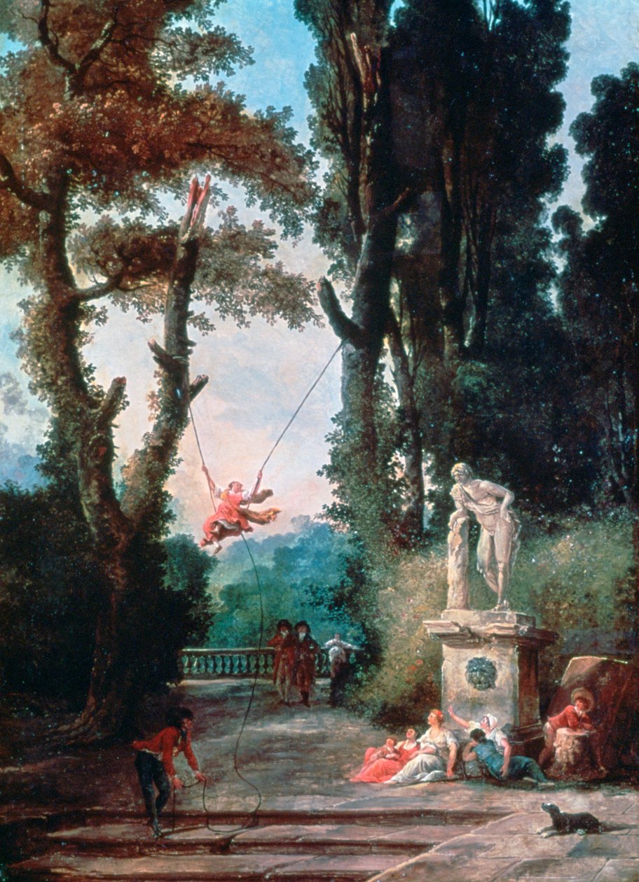 "The Swing", c1777 tekijältä Robert Hubert