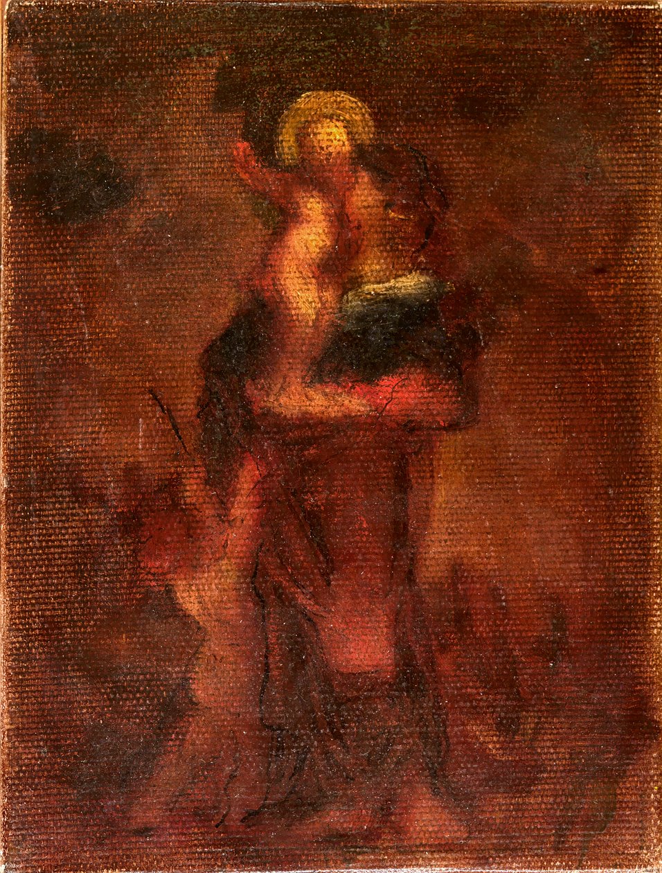 Pyhä perhe, 1800-luvun puolivälissä. tekijältä Robert Loftin Newman