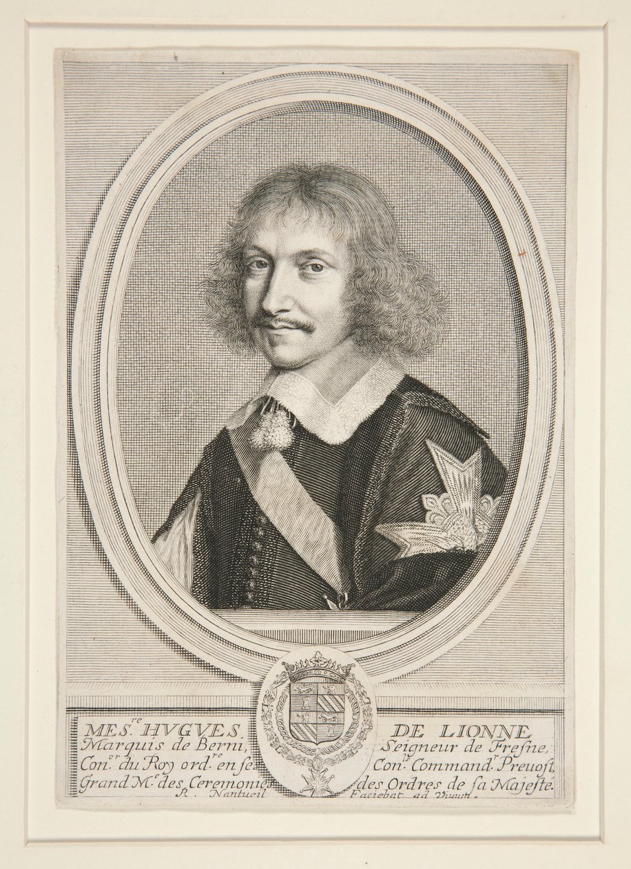 Hugues de Lionne, Bernin markiisi (1611-1671) tekijältä Robert Nanteuil